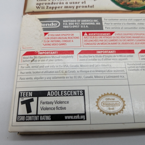 Zelda Link's Crossbow Training Wii Zapper Bundle (Nintendo Wii, 2007) Tested - Picture 9 of 16